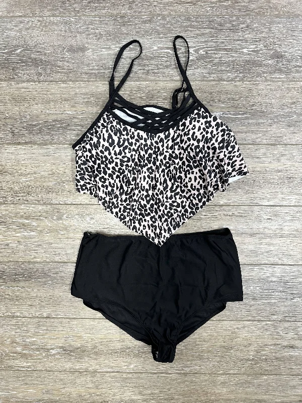 Swimwear for petite women-One of a Kind Item #142 - Adult Animal Print Swimsuit Size XXL