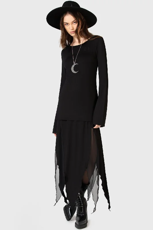 Best online design courses-Echoed Darkness Tunic Top