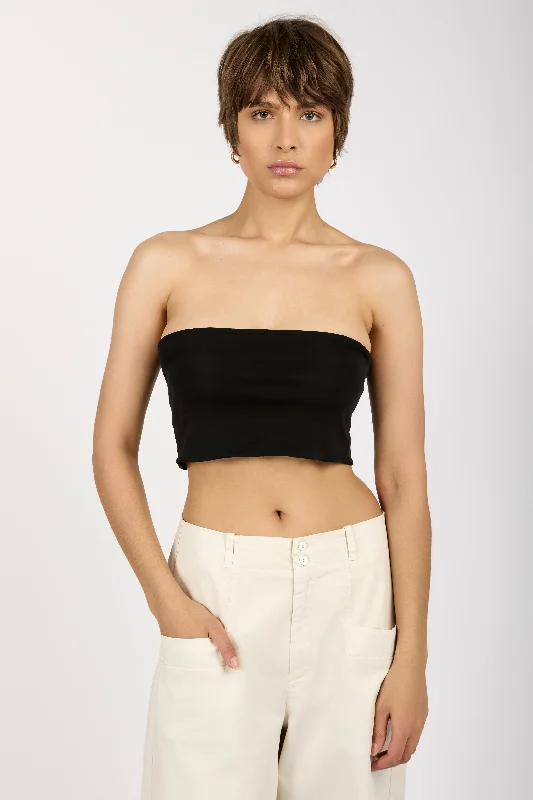 Women's Clothing movie-Knit Bandeau in Black