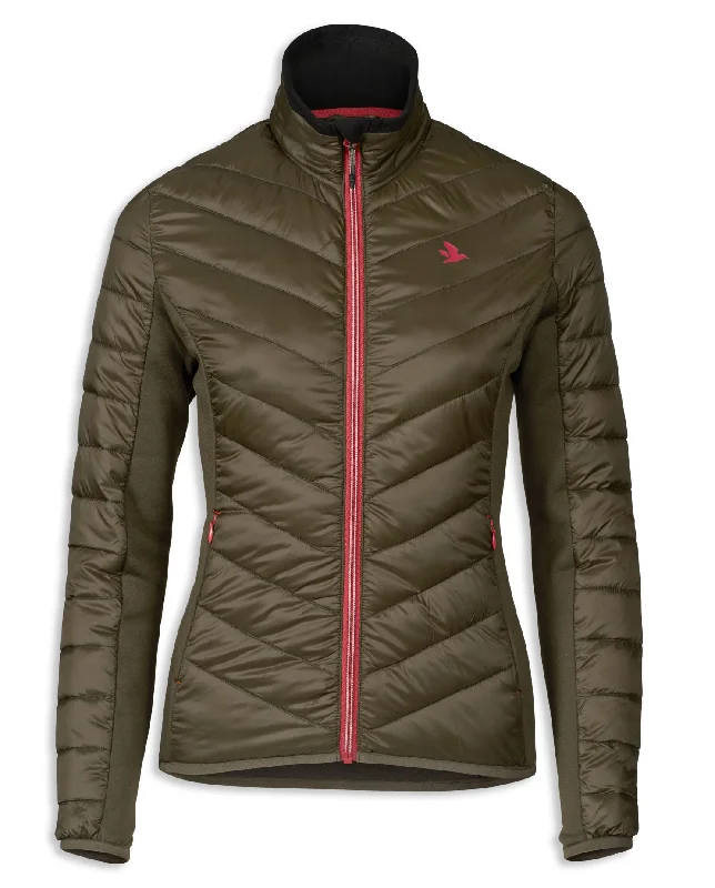 Jackets in coral-Seeland Hawker Ladies Hybrid Jacket