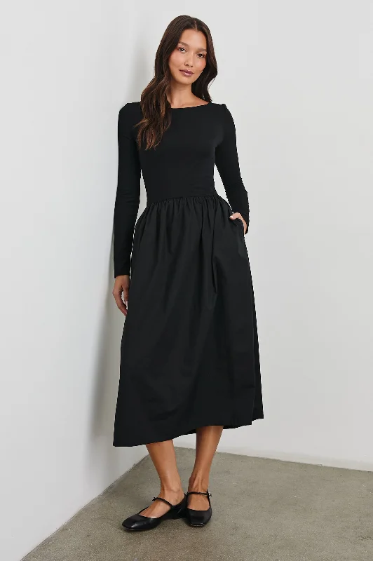 Dresses for fair trade-AMBERLY DRESS - BLACK