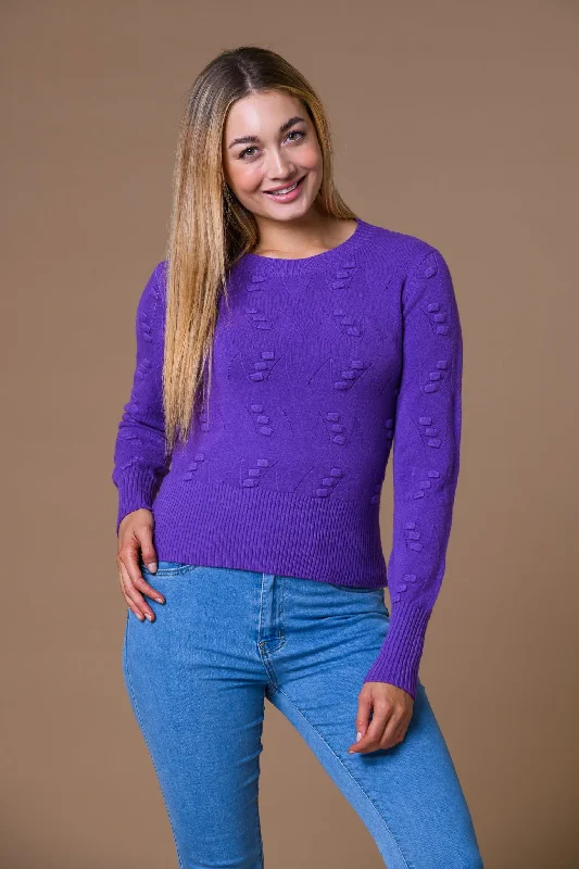 Sweaters for musicals-Pointelle & Dot Sweater