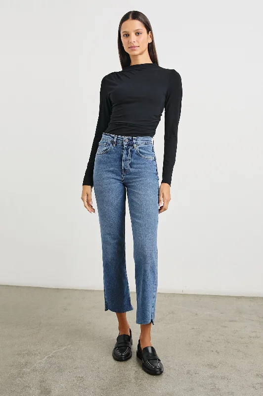 How to create a reading list-TOPANGA CROP STRAIGHT - PURE INDIGO