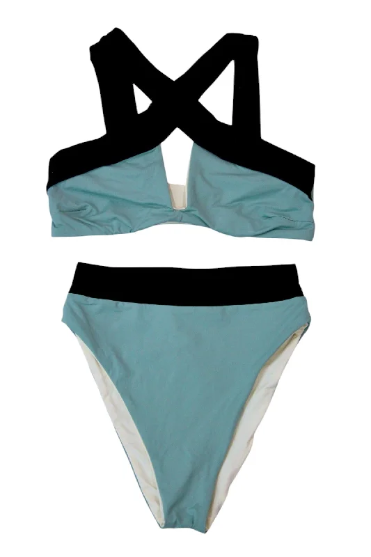 Swimwear eco friendly-KYA - Colour Block Bikini