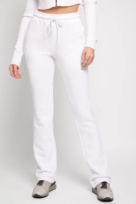 Bottoms for refined looks-Brooklyn Trouser Pant in White