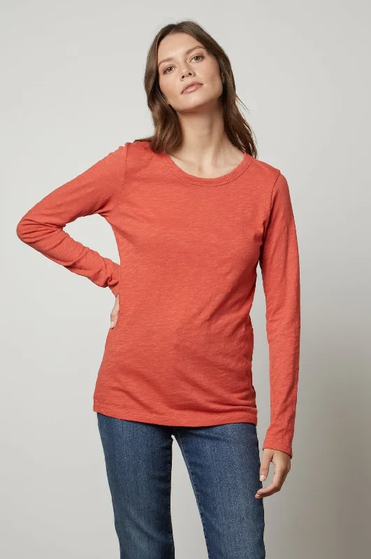 How to create a mobile app-LIZZIE ORIGINAL SLUB LONG SLEEVE TEE