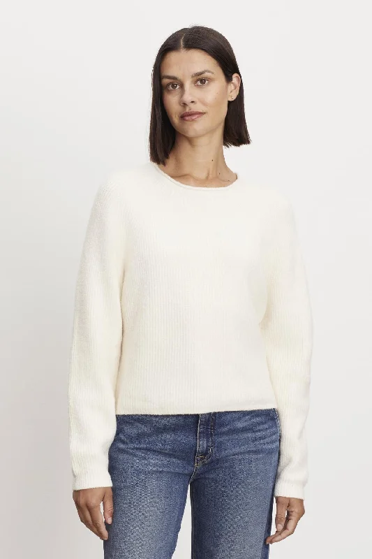 Sweaters in cliff-BOWIE BOUCLE CREW NECK SWEATER