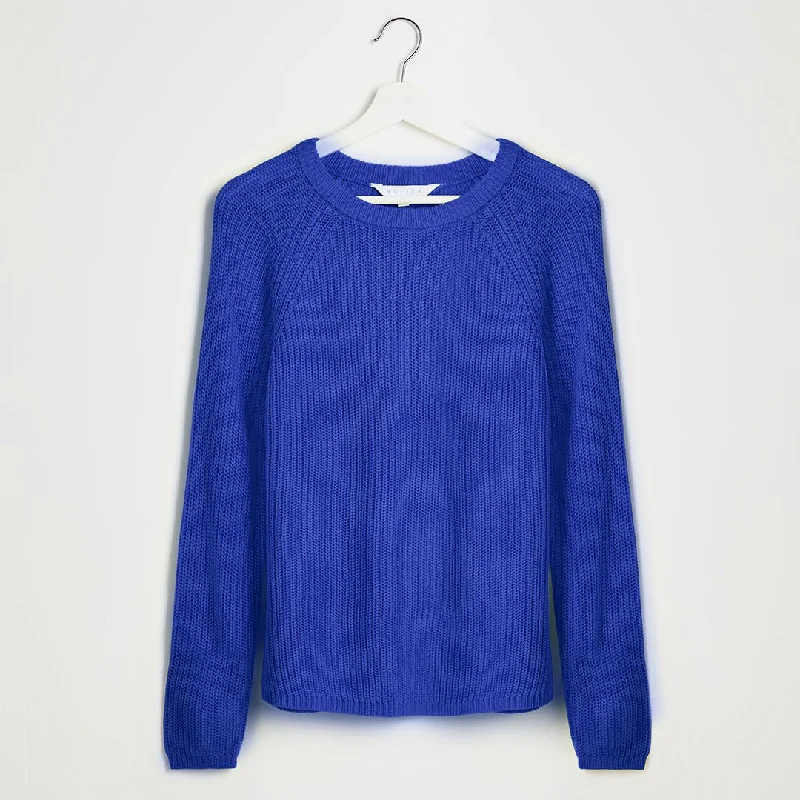 Sweaters in pine-Ladies Cobalt Raglan Sleeve Jumper