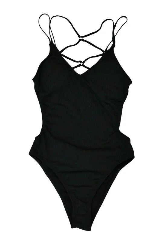 Swimwear for all personalities-Cupshe - Ribbed One Piece