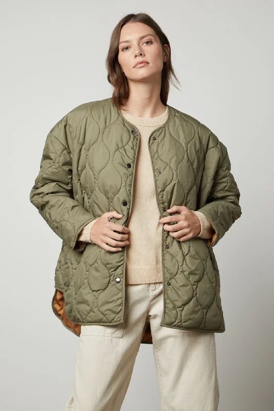 Jackets with embroidery-PAITYN QUILTED JACKET