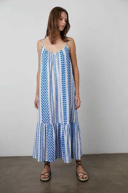 Dresses for teens-DINAE JACQUARD MAXI DRESS