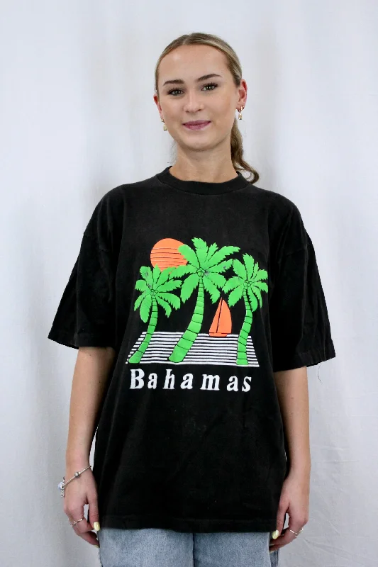 How to sew a simple dress-Vintage Bahamas Tee