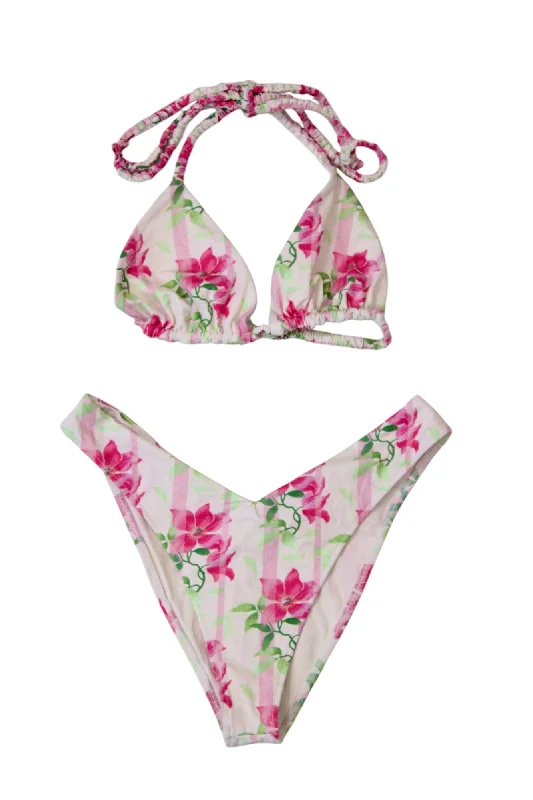 Swimwear for all budgets sale-Frankies Bikinis - Floral Bikini Set