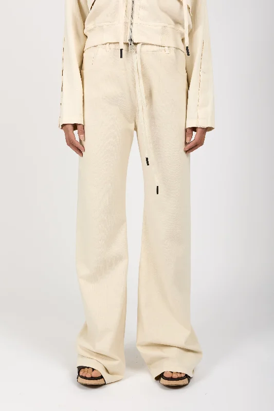 Bottoms for fresh looks-Flared Jersey Pant in Shell