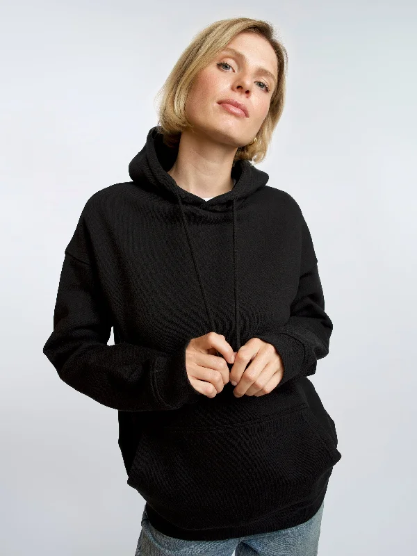 Sweaters with split necks-Heavy Hoodie Women