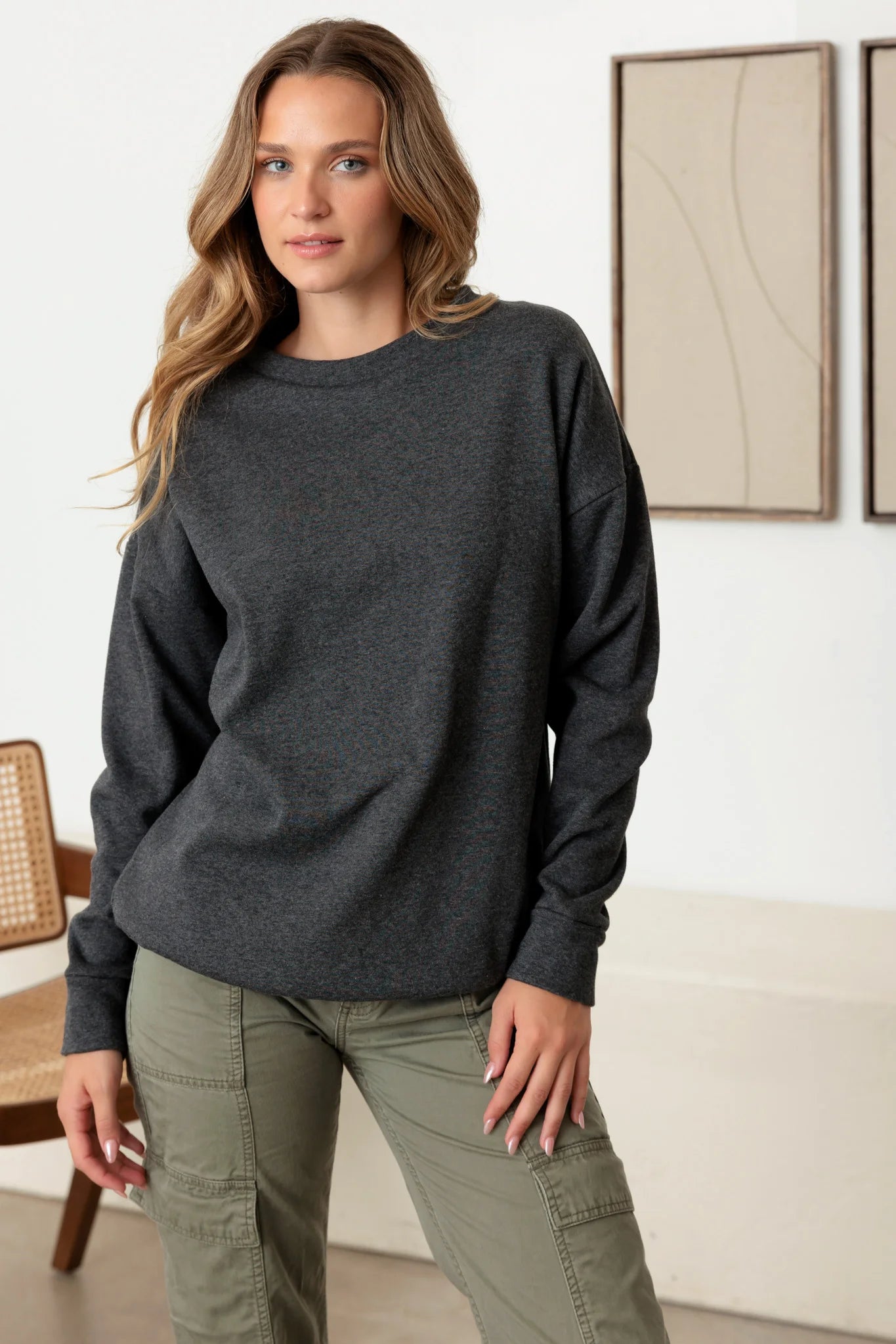 Hoodies & Sweatshirts galaxy-Basic Long Sleeve Soft Sweatshirt