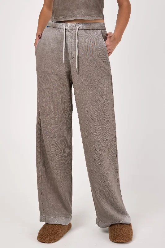 Bottoms for plus-size sleek-Geneva Pant in Vintage Cement