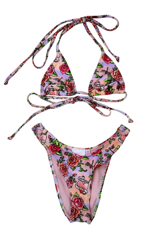 Swimwear green-Kitten Tropic - "The Club Deuce" Bikini