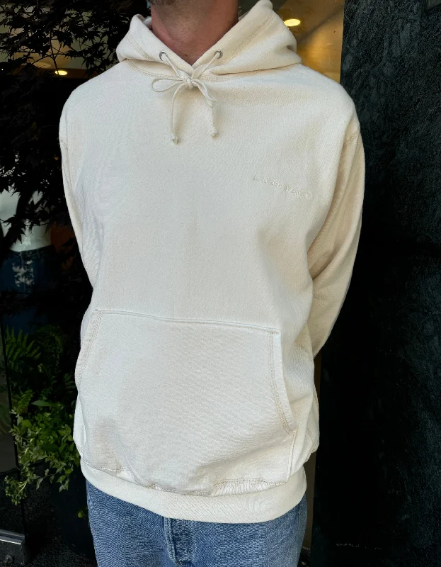 Hoodies & Sweatshirts weatherproof-Monochrome Embroidered Everyday Hoodie in Cream