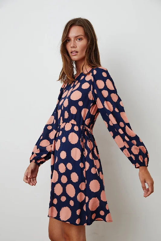 Dresses for cocktail parties-MONAE PRINTED DRESS