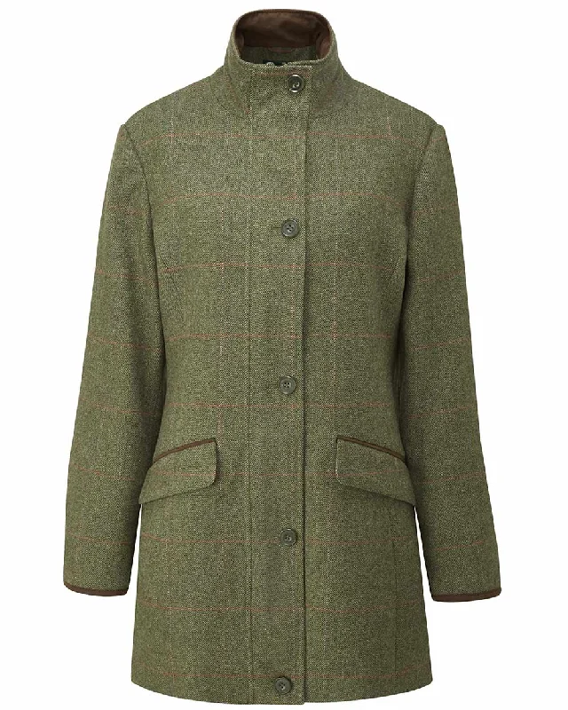 Jackets with insulated-Alan Paine Combrook Ladies Tweed Field Jacket