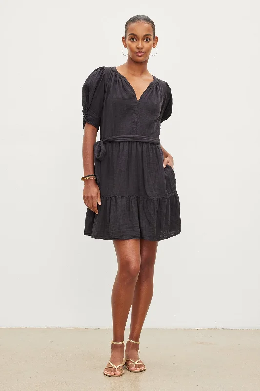 Dresses for end-of-season-BELLA COTTON GAUZE DRESS