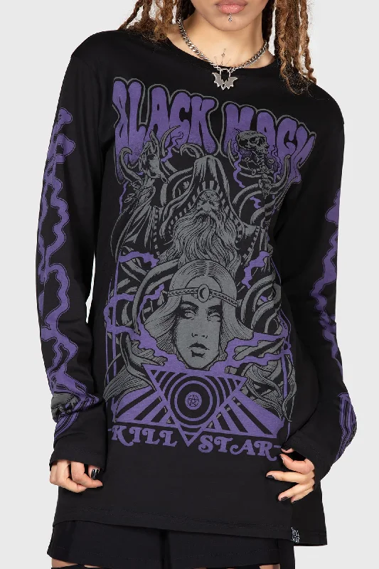 How to create a blog post-Blac Magick Long Sleeve Top