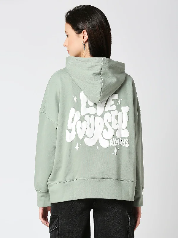 Hoodies & Sweatshirts gamer-Women’s Oversized Mint Hoodie