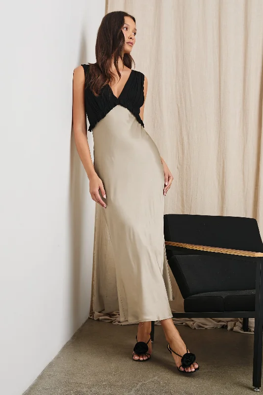 Dresses for discount stores-GILDA DRESS - CHAMPAGNE