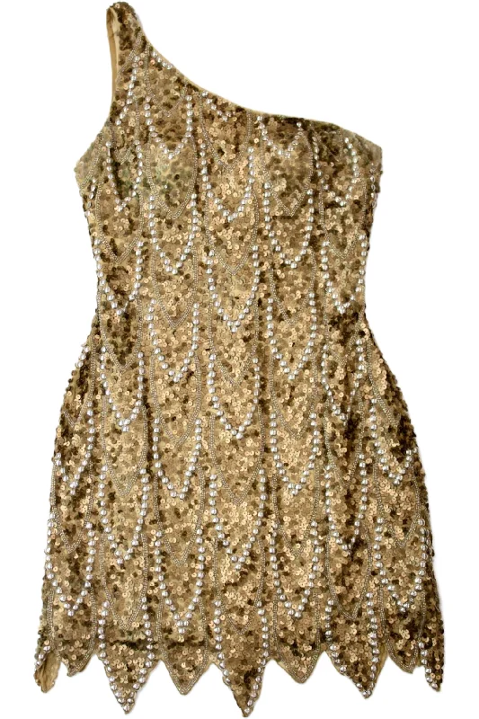 Dresses for upcycled designs-SCALA - Beaded Silk Dress