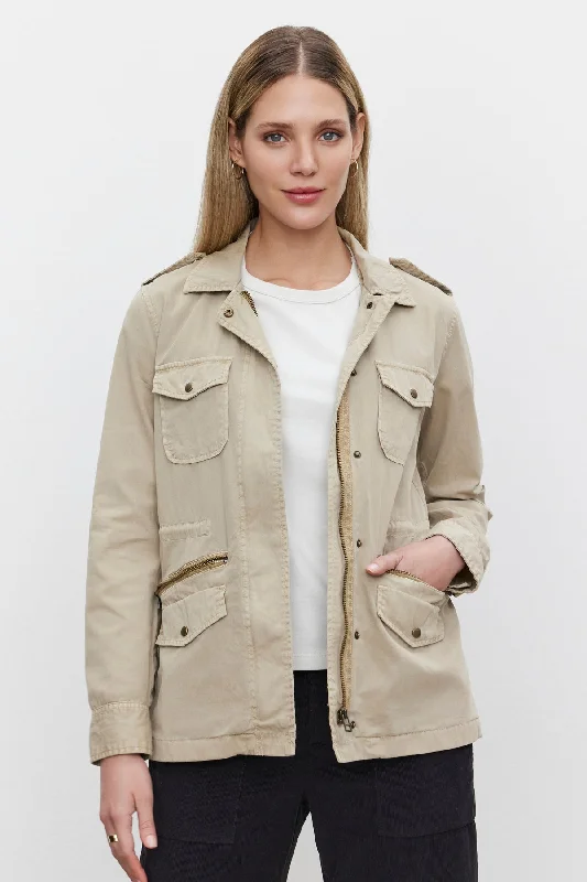 Jackets for sleek-RUBY LIGHT-WEIGHT ARMY JACKET