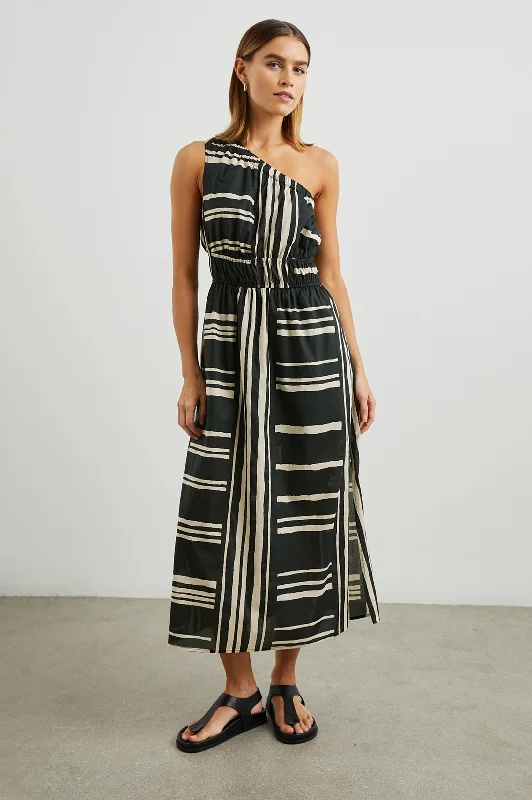 Dresses with boho design-SELANI DRESS - ISLAND STRIPE