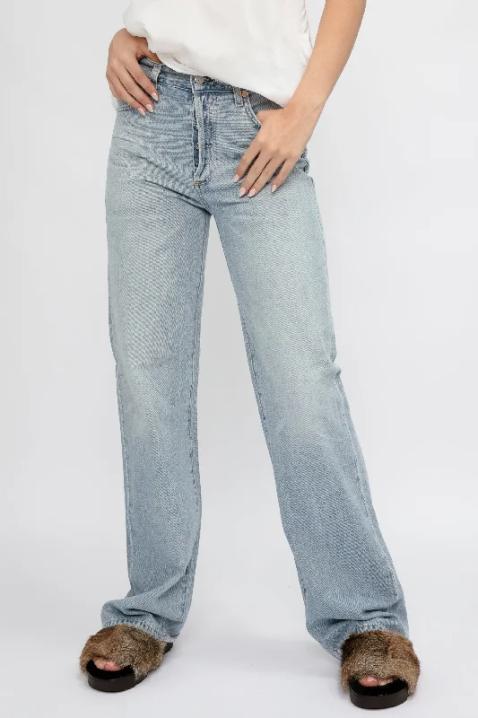 Bottoms with faint pattern-Annina Trouser Jean in Tularosa