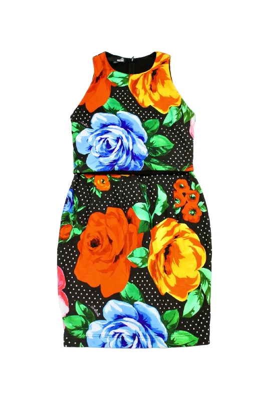 Dresses for international events-Love Moschino - Floral Pencil Dress