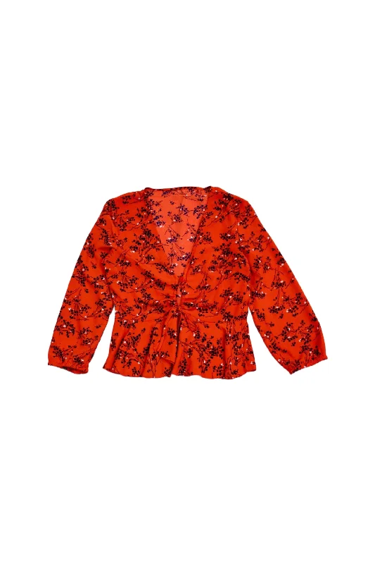 How to start a blog successfully-Topshop - Floral Blouse