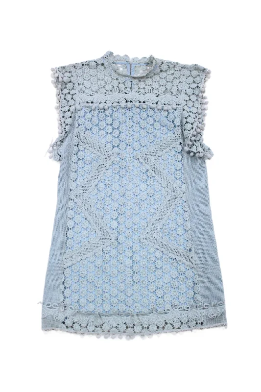 Dresses for tourist outfits-Tularosa- Crochet Shift Dress