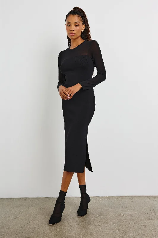 Dresses for wedding presents-LUZ DRESS - BLACK