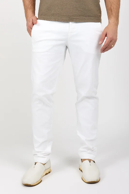 Bottoms for lightweight style-Stretch Cotton Chino Pant in Optical White