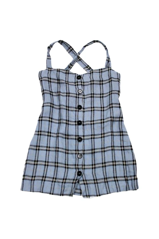 Dresses for Diwali-Reformation - Linen Plaid Dress