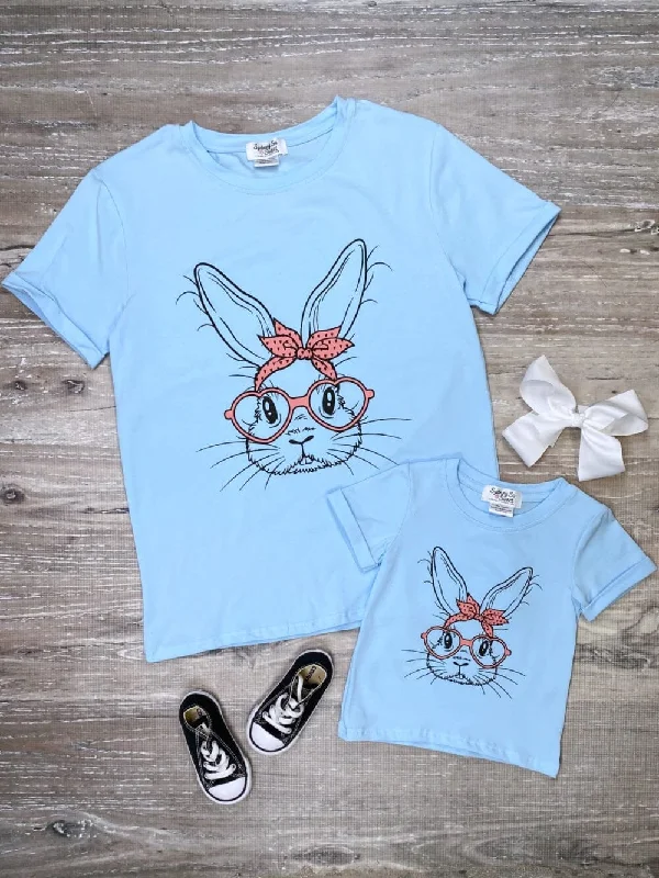 How to repair a lamp-Mommy and Me - Smart Bunny Blue Matching Tops