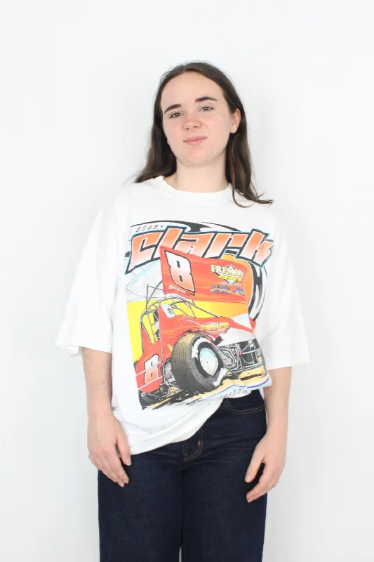 Top tips for lip care-Jerzees - Vintage Bobby Clark Racing Tee