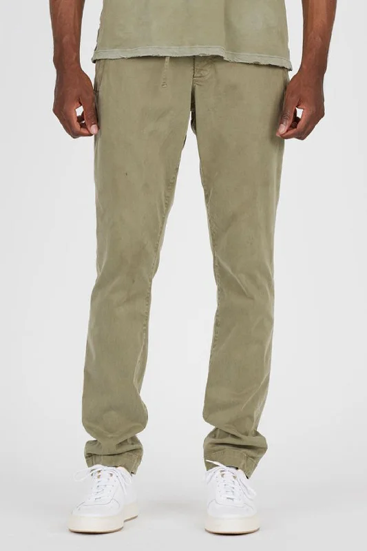 Bottoms for cool fit-Simon Pant in Basil