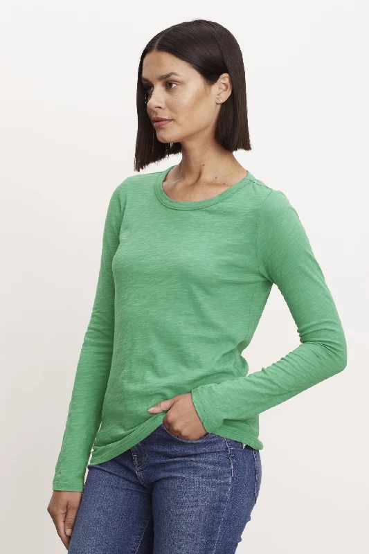 Top remote job opportunities-LIZZIE ORIGINAL SLUB LONG SLEEVE TEE