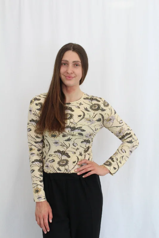 How to improve concentration-Ulla Johnson - Printed Long Sleeve Top