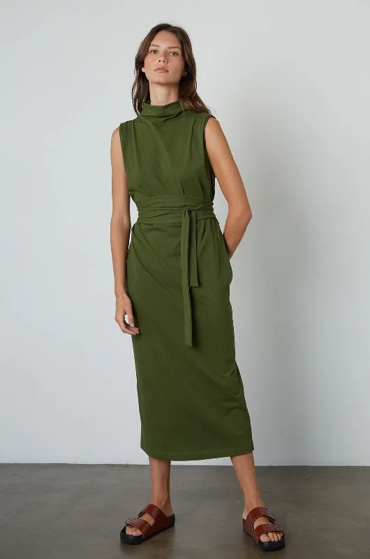 Dresses for special occasions-HYDIE MOCK NECK DRESS