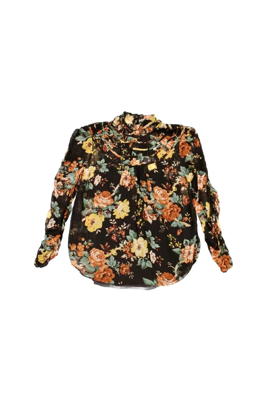 Quick stress relief methods-Veronica Beard - Floral Chiffon Top