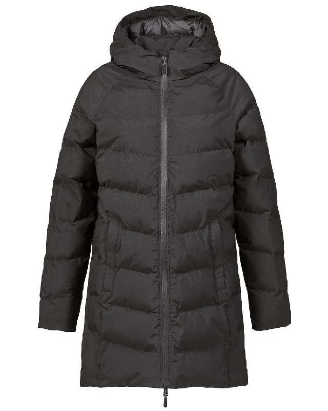 Jackets with hooded-Musto Womens Marina Long Quilted Jacket