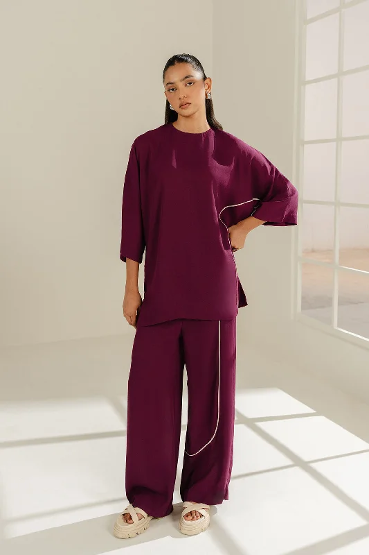 Women's Clothing oversized-Magenta Tunic