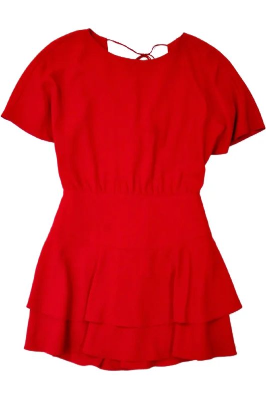 Dresses for eco-friendly style-Alice + Olivia - Red Mini Dress