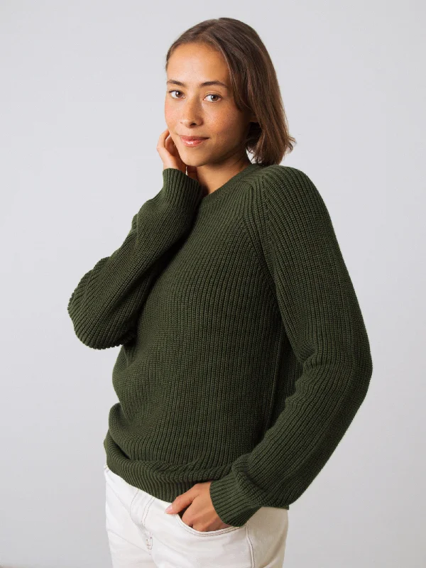 Sweaters in ash-Heavy Knit Jumper Women